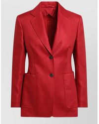 Max Mara - Tailored Jacket Single Breasted Notch Lapel - Lyst