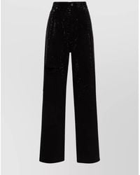 Golden Goose - Crystal Embellished High Waist Jeans - Lyst