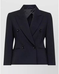 Max Mara - Tailored Jacket Button Detail Long Sleeves - Lyst