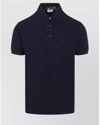 Etro - Cotton Short-Sleeve Polo Shirt - Lyst