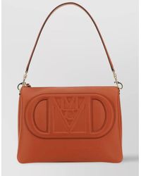 MCM - Mode Travia Medium Leather Shoulder Bag - Lyst
