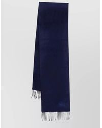 Paul Smith - Cashmere Scarf Fringed Edges - Lyst