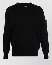 Stone Island - Organic Cotton Crew-Neck Sweater - Lyst