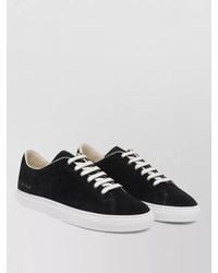 Common Projects - Suede Low Top Sneakers With Rubber Sole - Lyst