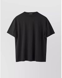 Our Legacy - Ribbed Crew-Neck Cotton T-Shirt - Lyst