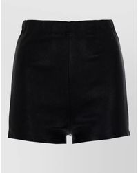 Rick Owens - Straight Leg Pants Faux Leather Finish - Lyst