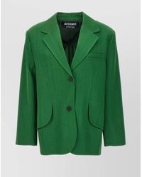 Jacquemus - Silk Blend Blazer - Lyst