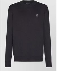 Balmain - Cotton Crew-Neck Jumper - Lyst