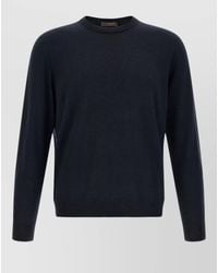 Zanone - Giro Crew Neck Long Sleeve Sweater - Lyst