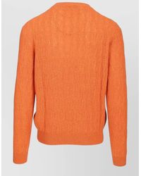 Etro - Cashmere Cable-Knit Crew-Neck Sweater - Lyst