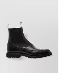 Tricker's - Leather Brogue Country Boots - Lyst