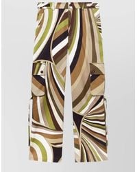 PUCCI - Shorts Cotton Canvas Belt Loops Cargo - Lyst
