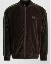 Needles - Track Zip Sweatshirt Ribbed Cuffs Pockets Stripes - Lyst
