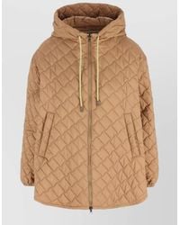 Herno - A Line Down Jacket Hood And Pockets - Lyst