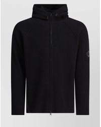 C.P. Company - Patched Arm Hooded Knitwear - Lyst