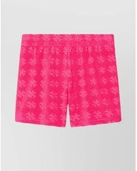 Tory Burch - Printed Knee-Length Shorts - Lyst
