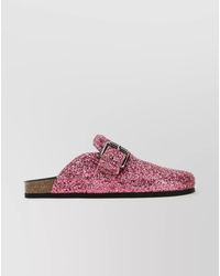 Philosophy - Glitter Leather Slippers - Lyst