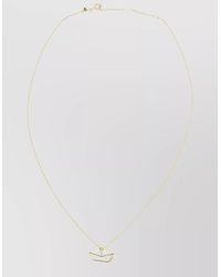 Aliita - Boat Pendant Necklace On Delicate Chain - Lyst