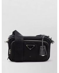 Prada - Shoulder Bag Adjustable Strap Front Zip Pocket - Lyst