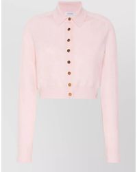 Sportmax - Virgin Wool Ribbed Hem Regular-Fit Cardigan - Lyst
