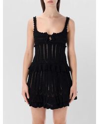Isabel Marant - Neves Crochet Knit Tank Top Ruffle - Lyst