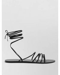 Manebí - Flat Sole Open Toe Multi Strap Sandals - Lyst