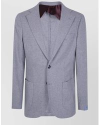 Barba Napoli - Cashmere Wool Single-Breasted Suit Jacket - Lyst