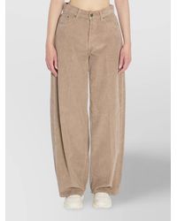 Haikure - Corduroy High-Rise Wide-Leg Trousers - Lyst