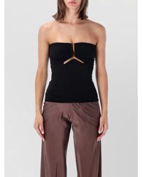 Rick Owens - Alannah Strapless Bustier Top Ruched Cutout - Lyst