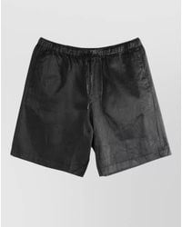 Dries Van Noten - Viscose Blend Drawstring Tailored Shorts - Lyst