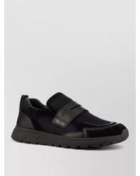 Prada - Mesh Upper Sneakers Rubber Sole Design - Lyst