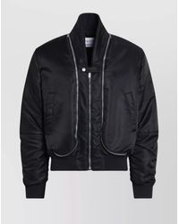 McQueen - Nylon Bomber Jacket - Lyst