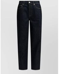 Loulou de Saison - Denim Straight-Leg Jeans - Lyst