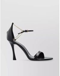 Givenchy - Leather Chain-Link High-Heel Sandals - Lyst