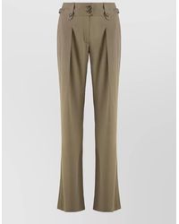 Tom Ford - Silk Tailored Trousers Front Pleats Back Pockets - Lyst