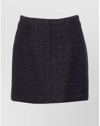 Tagliatore - Mini Bouclé Fitted Skirt - Lyst
