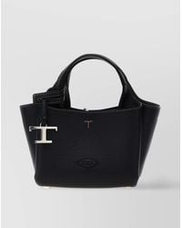 Tod's - Shoulder Bag With Adjustable Strap And Top Handle - Lyst