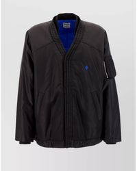 Marcelo Burlon - Nylon Padded Bomber Jacket - Lyst
