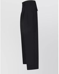 Ami Paris - Virgin Wool Straight-Leg Tailored Trousers - Lyst