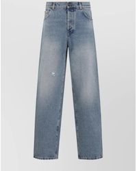 Moschino - Denim Straight-Leg Jeans - Lyst