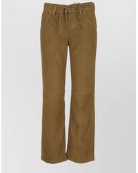 Isabel Marant - Camilany Tailored Pants Belt Loops Pockets - Lyst
