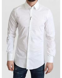 Dolce & Gabbana - Slim-Fit Long-Sleeve Shirt - Lyst