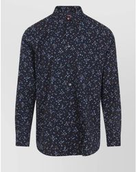 Paul Smith - Regular Fit Shirt With All-Over Print - Lyst
