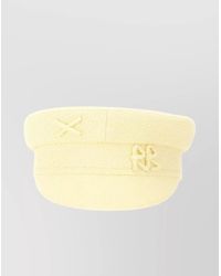 Ruslan Baginskiy - "Embroidered Textured Fabric Short Brim" Hat - Lyst