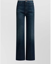 Mother - Denim Wide-Leg Trousers - Lyst