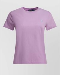 Polo Ralph Lauren - Cotton Logo-Print Crewneck T-Shirt - Lyst