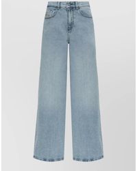 DIESEL - High-Rise Wide-Leg Jeans - Lyst