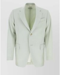 Lanvin - Wool Single-Breasted Blazer - Lyst