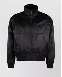 Saint Laurent - Silk Bomber Jacket - Lyst