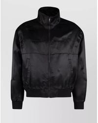 Saint Laurent - Silk Bomber Jacket - Lyst